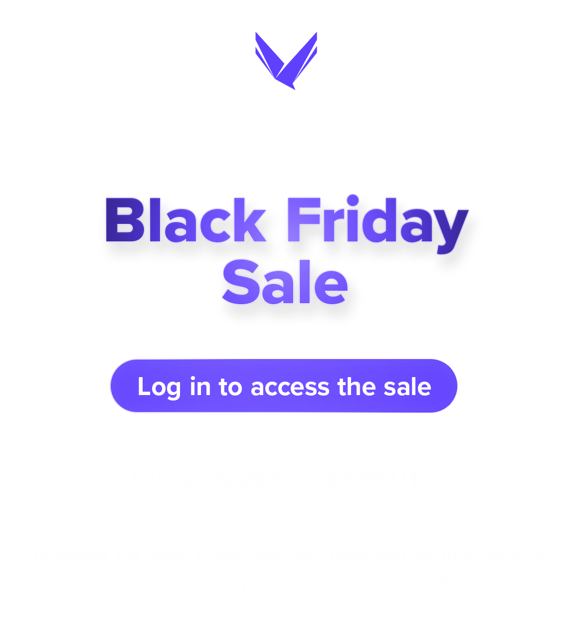 Volanta's Black Friday Sale 50% Off