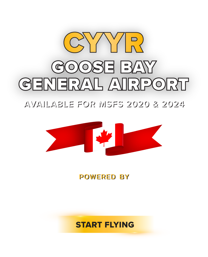 CYYR Goose Bay General Airport for MSFS 2020 & 2024