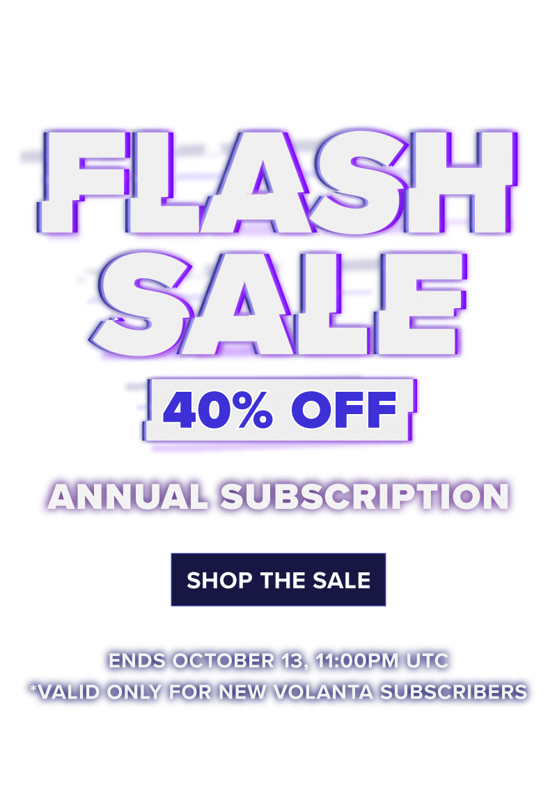 Volanta 72Hr Flash Sale