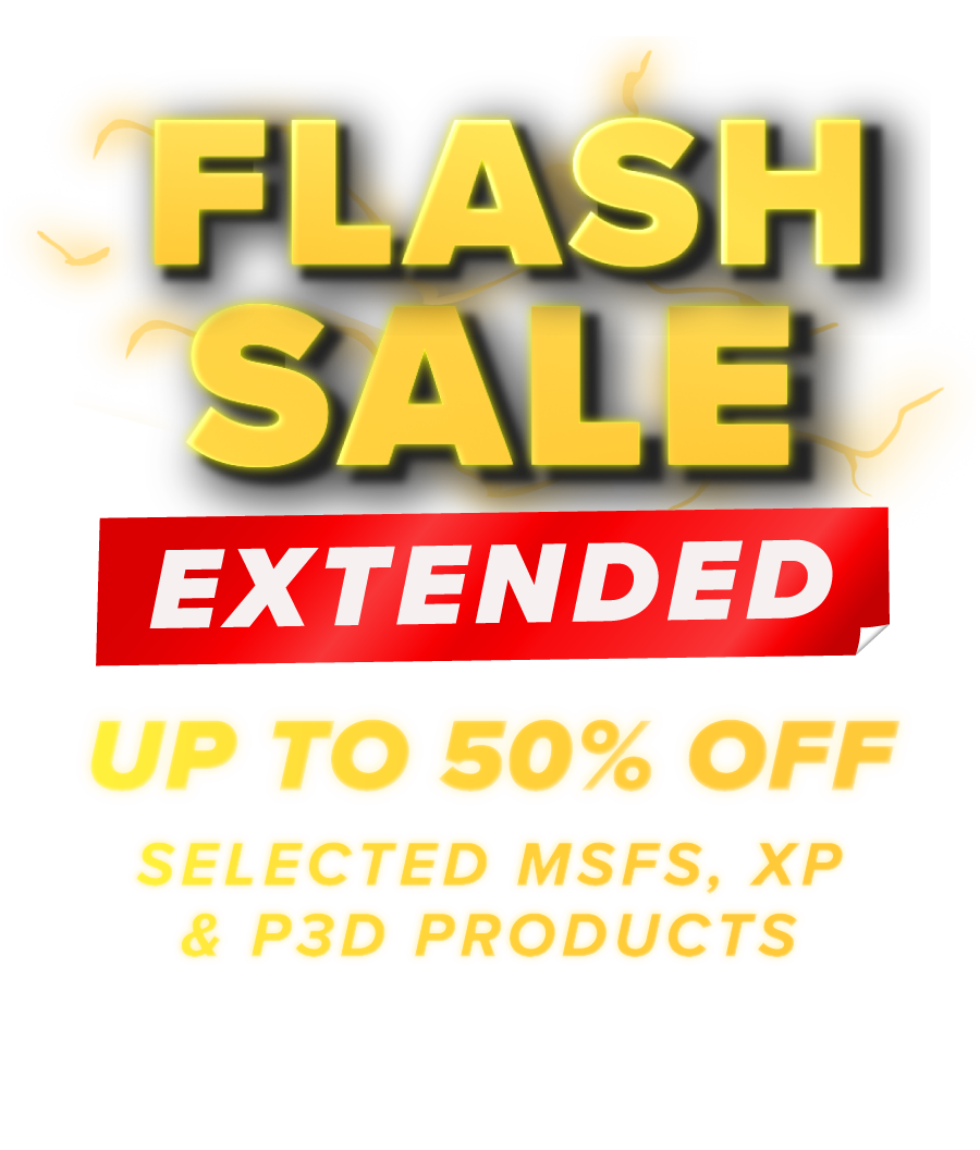 Orbx Flash Sale Up to 50% Off MSFS, XP and P3D!