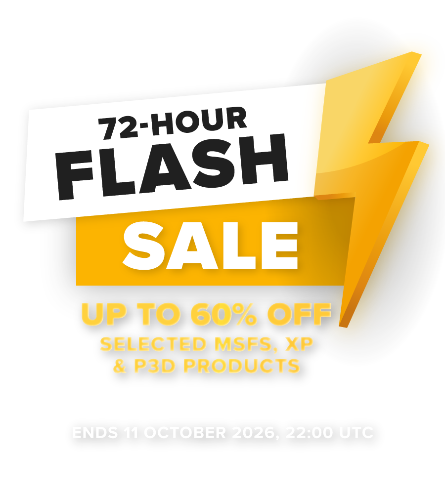 Orbx Flash Sale Up to 60% Off MSFS, XP and P3D!