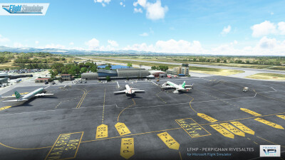 LFMP Perpignan Rivesaltes Airport - Microsoft Flight Simulator screenshot