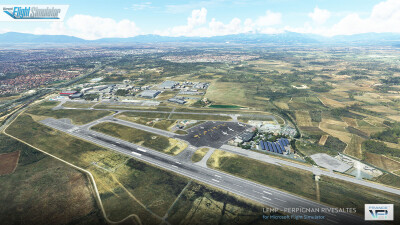 LFMP Perpignan Rivesaltes Airport - Microsoft Flight Simulator screenshot