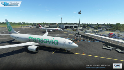 LFRN Rennes Bretagne Airport - Microsoft Flight Simulator screenshot