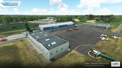 LFRN Rennes Bretagne Airport - Microsoft Flight Simulator screenshot