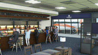 EGAA Belfast International Airport - Microsoft Flight Simulator screenshot