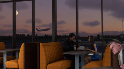 EGAA Belfast International Airport - Microsoft Flight Simulator screenshot