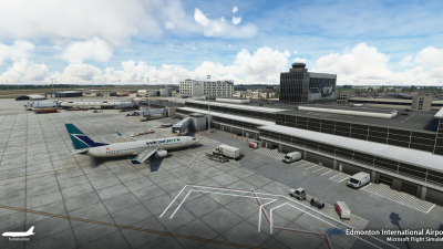 CYEG Edmonton International Airport - Microsoft Flight Simulator screenshot