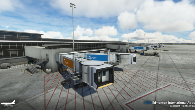 CYEG Edmonton International Airport - Microsoft Flight Simulator screenshot