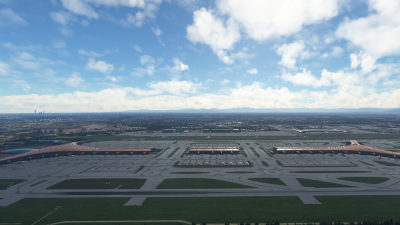 ZBAA Beijing Capital International Airport - Microsoft Flight Simulator screenshot