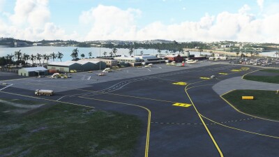 TXKF L.F. Wade International Airport - Microsoft Flight Simulator screenshot