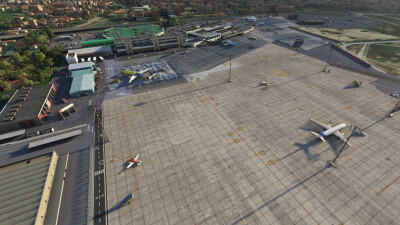 LIRP Pisa International Airport - Microsoft Flight Simulator screenshot