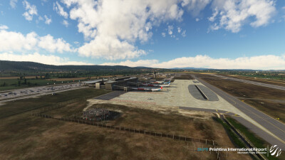 BKPR Prishtina International Airport - Microsoft Flight Simulator screenshot
