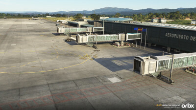 LEAS Asturias Airport - Microsoft Flight Simulator screenshot