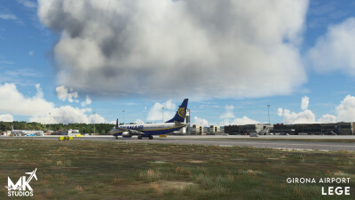 LEGE Girona–Costa Brava Airport - Microsoft Flight Simulator screenshot