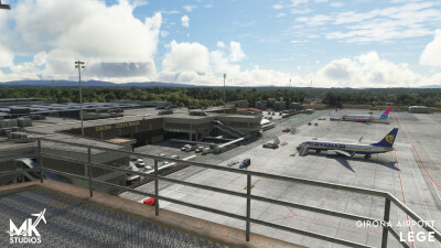 LEGE Girona–Costa Brava Airport - Microsoft Flight Simulator screenshot