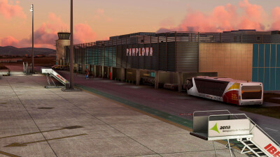 LEPP Pamplona Airport - Microsoft Flight Simulator screenshot