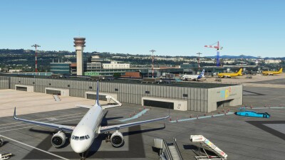 LFML Marseille Provence Airport - Microsoft Flight Simulator screenshot