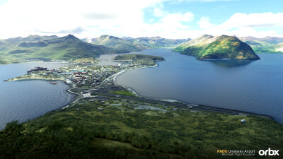 PADU Unalaska Airport - Microsoft Flight Simulator screenshot