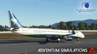 AI Worldwide E-Jets Series - Microsoft Flight Simulator screenshot