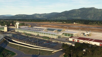 LEVX Vigo Airport - Microsoft Flight Simulator screenshot