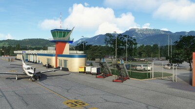 LFLP Annecy – Haute-Savoie – Mont Blanc Airport - Microsoft Flight Simulator screenshot