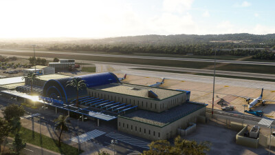 LIBP Abruzzo Airport - Microsoft Flight Simulator screenshot