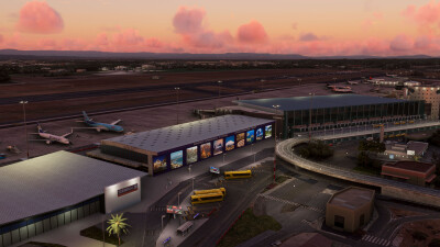 LICC Catania Fontanarossa Airport - Microsoft Flight Simulator screenshot