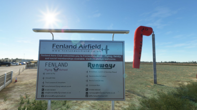 EGCL Fenland Aerodrome - Microsoft Flight Simulator screenshot