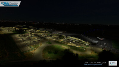 LFRK Caen – Carpiquet Airport - Microsoft Flight Simulator screenshot