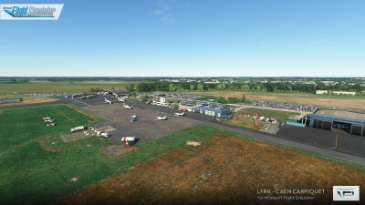 LFRK Caen – Carpiquet Airport - Microsoft Flight Simulator screenshot