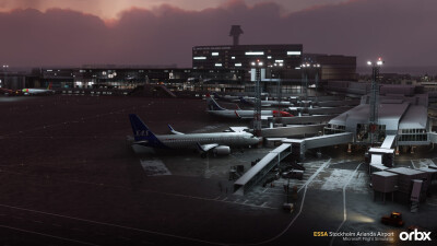 ESSA Stockholm Arlanda Airport - Microsoft Flight Simulator screenshot