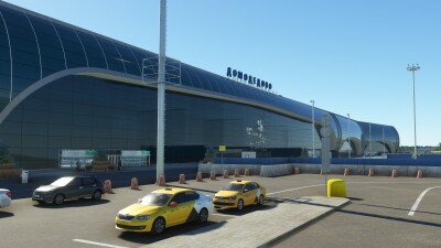 UUDD Moscow Domodedovo Airport - Microsoft Flight Simulator screenshot