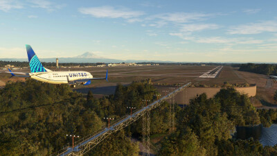 KSEA Seattle–Tacoma International Airport - Microsoft Flight Simulator screenshot