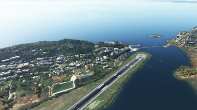 LGKR Corfu International Airport - Microsoft Flight Simulator screenshot