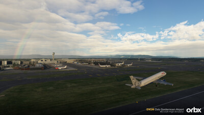 ENGM Oslo Gardermoen Airport - Microsoft Flight Simulator screenshot