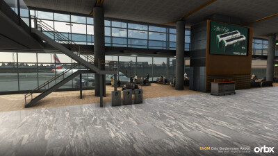 ENGM Oslo Gardermoen Airport - Microsoft Flight Simulator screenshot