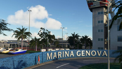 LIMJ Genoa Airport - Microsoft Flight Simulator screenshot