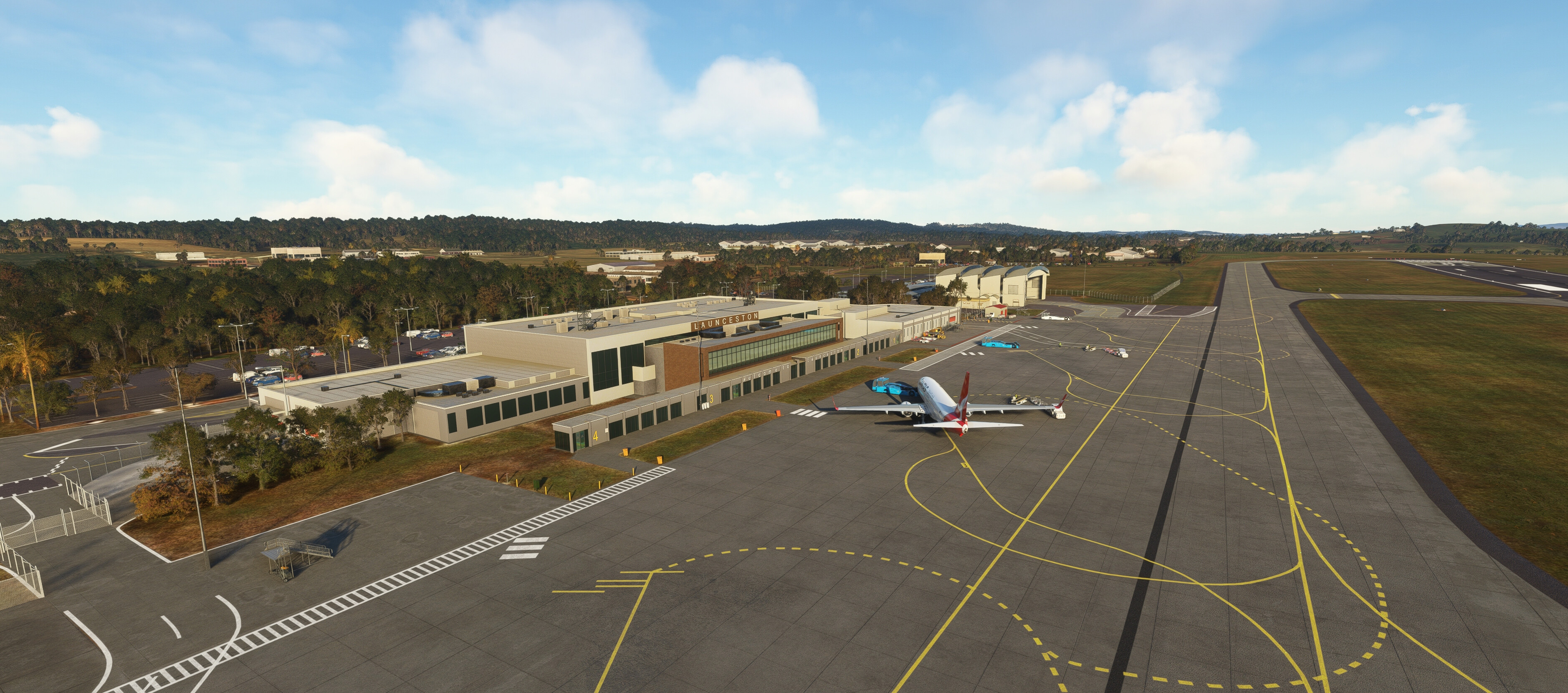Ymlt launceston airport microsoft flight simulator orbx
