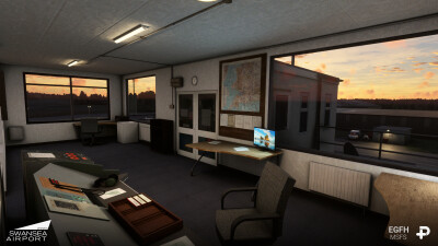 EGFH Swansea Airport - Microsoft Flight Simulator screenshot