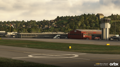 LSZB Bern Airport - Microsoft Flight Simulator screenshot