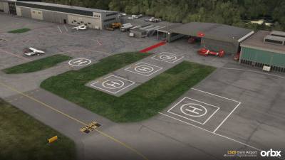 LSZB Bern Airport - Microsoft Flight Simulator screenshot