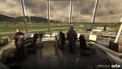 LSZB Bern Airport - Microsoft Flight Simulator screenshot