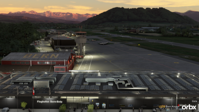 LSZB Bern Airport - Microsoft Flight Simulator screenshot