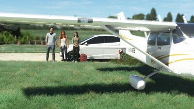 EGML Damyns Hall Aerodrome - Microsoft Flight Simulator screenshot