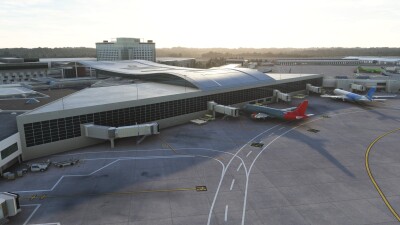 KBNA Nashville International Airport - Microsoft Flight Simulator screenshot