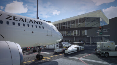 NZCH Christchurch International Airport - Microsoft Flight Simulator screenshot