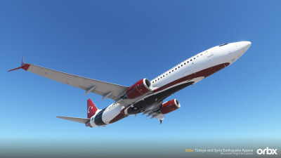 Orbx Türkiye and Syria Earthquake $15 Appeal - Microsoft Flight Simulator screenshot