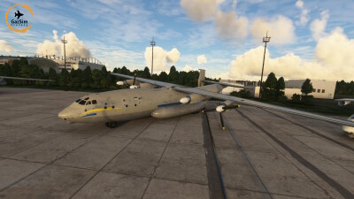 UKKM Antonov-2 (Hostomel) International Airport - Microsoft Flight Simulator screenshot