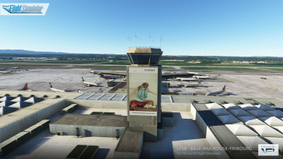 LFSB Basel-Mulhouse-Freiburg Airport - Microsoft Flight Simulator screenshot